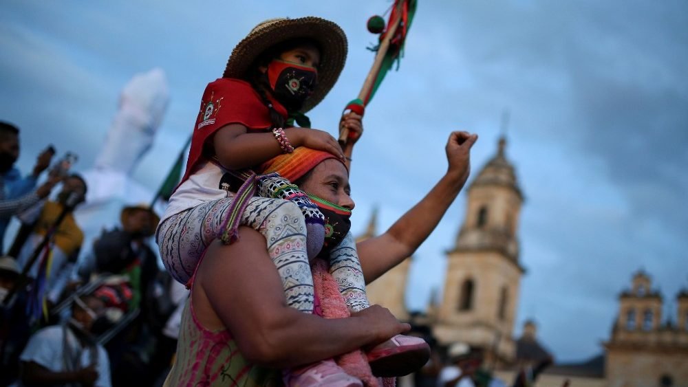 Protestas-de-pobladores-indígenas-en-Bogotá