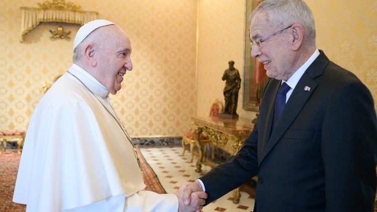 Audiencia del Papa al presidente de Austria Van der Bellen