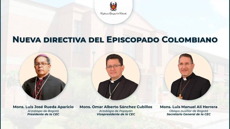 Nueva directiva de la Conferencia Episcopal de Colombia