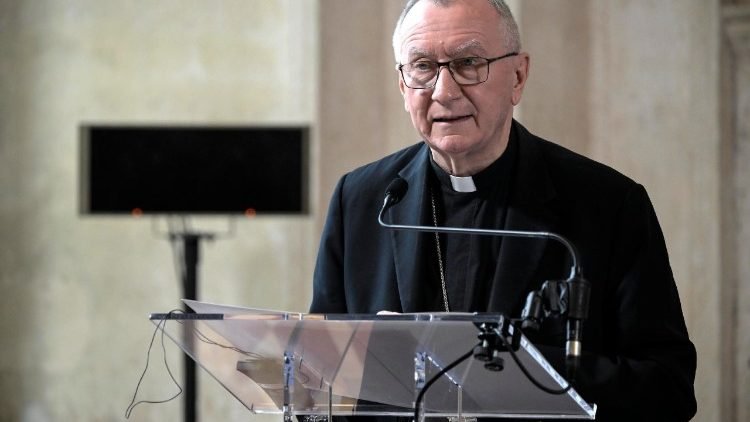 El cardenal Parolin, Secretario de Estado vaticano, en Villa Madama El cardenal Parolin, Secretario de Estado vaticano, en Villa Madama