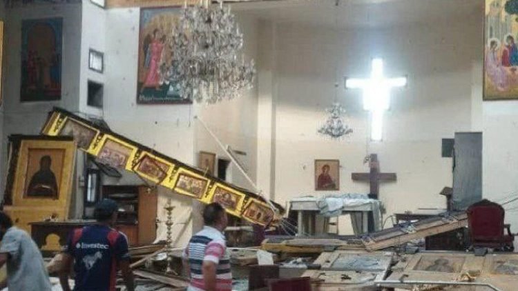 La iglesia de San Elías de Damasco, víctima de un atentado terrorista