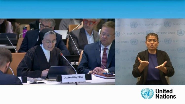 Sor Donatello en la ONU
