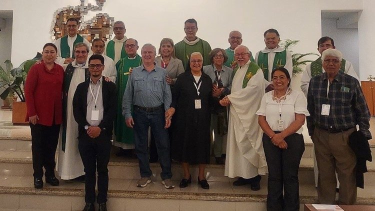 Participantes en la Asamblea Ordinaria de la Sociedad de Catequistas Latinoamericanos