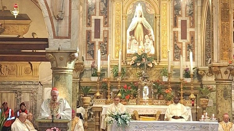 Homilía del cardenal Parolin en el santuario mariano de Monte Berico, en la colina sobre Vicenza